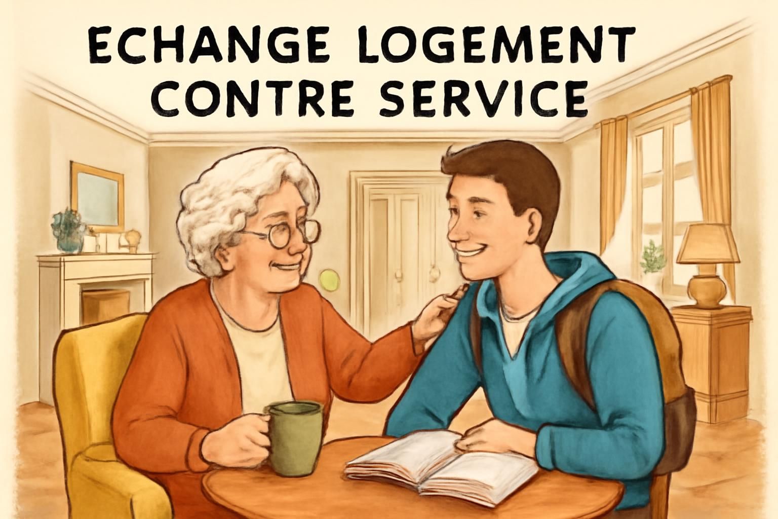 découvrez comment fonctionne l'échange logement contre service, une solution avantageuse pour hébergement et entraide.